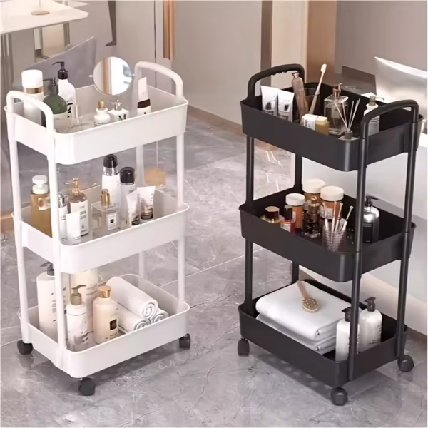 3-Tier Rolling Storage Cart