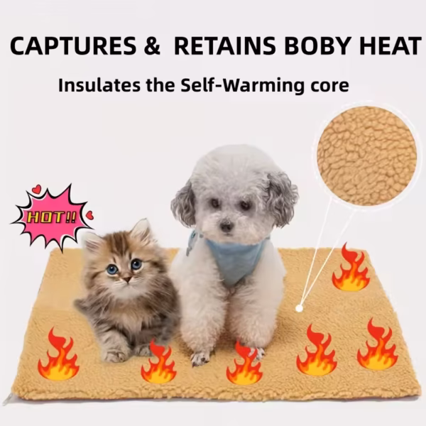 Self-Heating Pet Pads