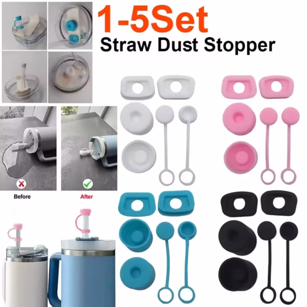 Silicone Spill Proof Stopper Set
